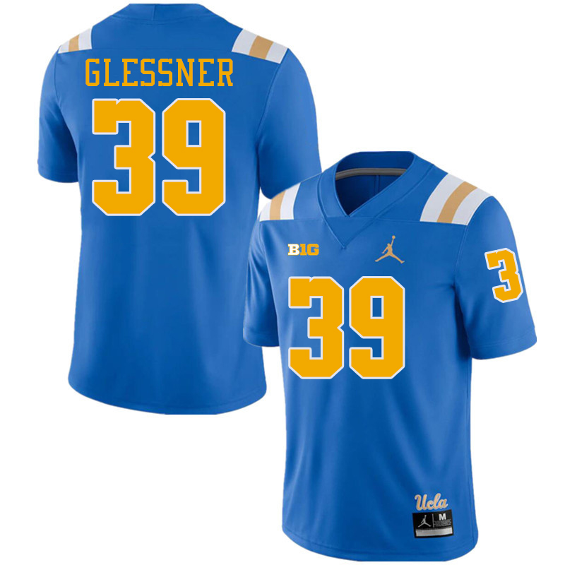 UCLA Bruins #39 Blake Glessner Big 10 Conference College Football Jerseys Stitched Sale-Royal